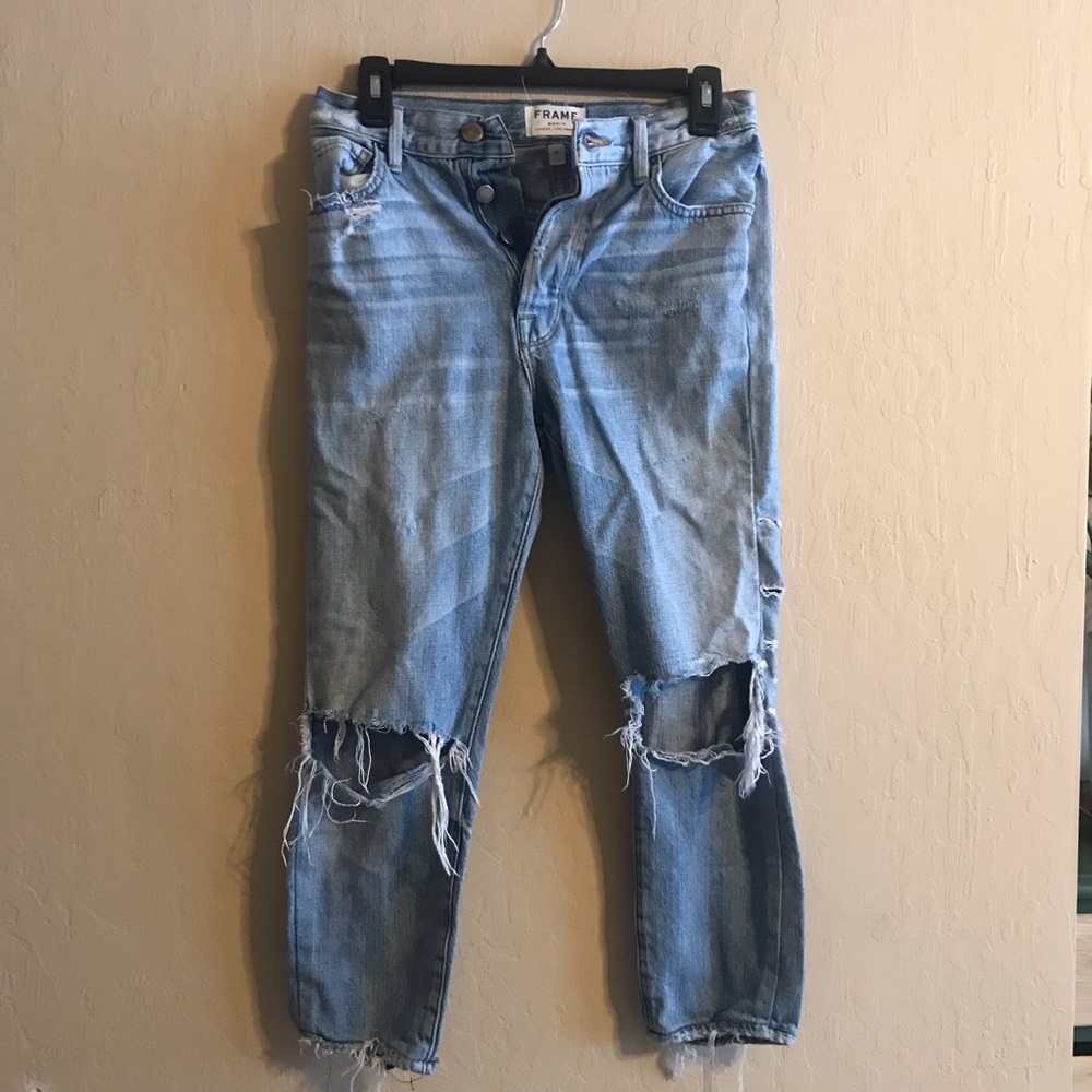 3/$30 Frame Le Original Cropped Jeans - Picture 2 of 8